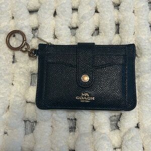 Coach Black Textured Wallet